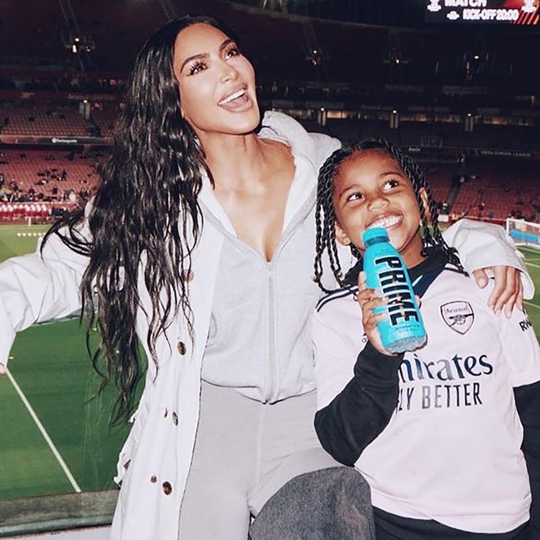 Kim Kardashian’s Son Saint West Takes a Leap During Family Lake Outing